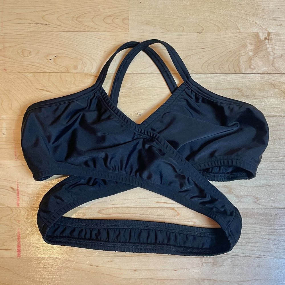 Second Skin - Criss-cross Cutout Bra Top